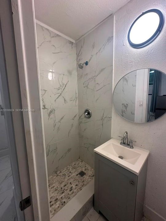 Bathroom Vanity and Shower
