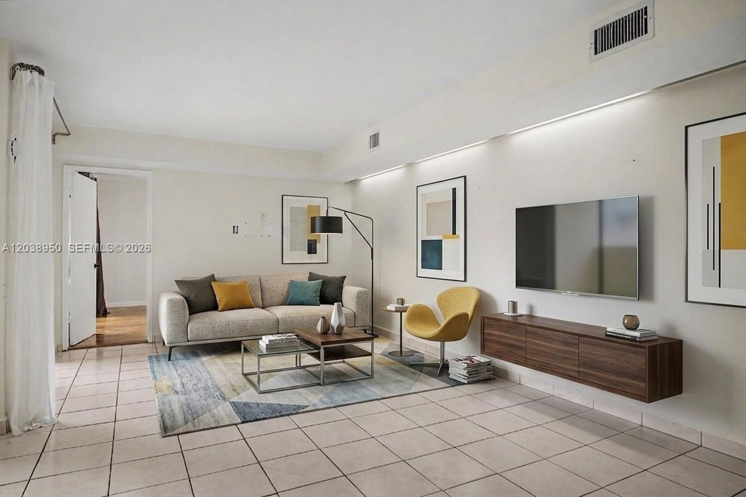 Living Room staged