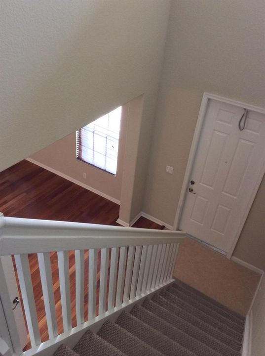 stairs from second floor