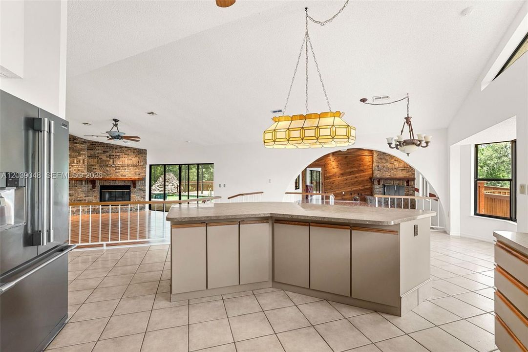 Light-filled kitchen area designed for convenience and functionality, seamlessly positioned within the home’s interior layout.