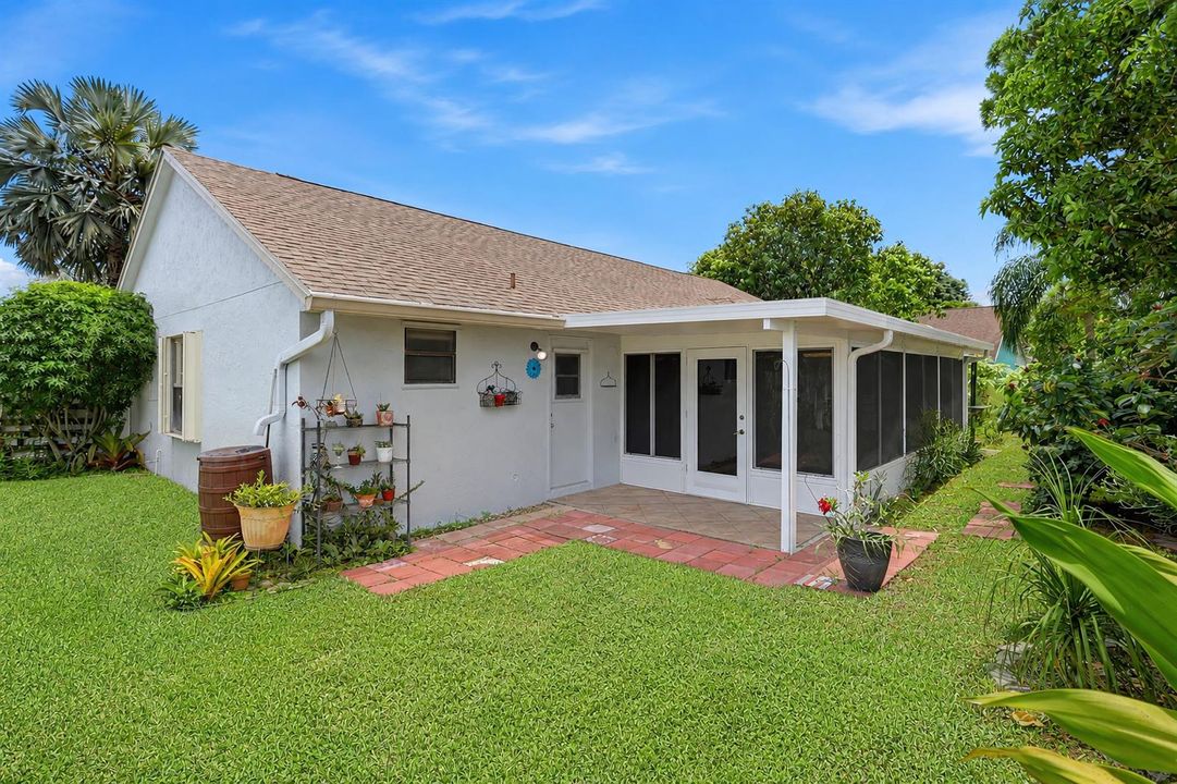 Lushly Landscaped Backyard