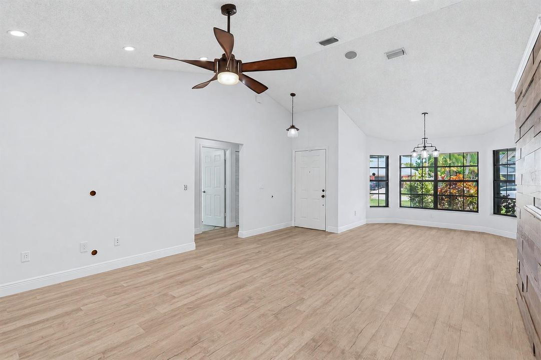 Living Room + Dining Area