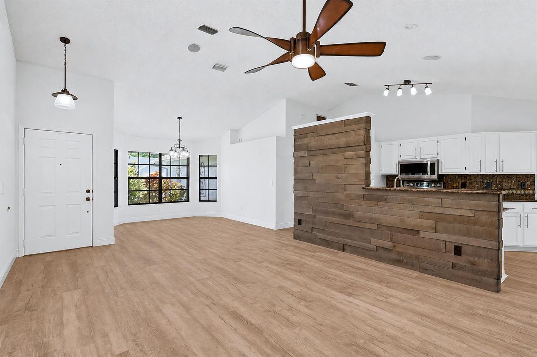 Living Room + Dining Area