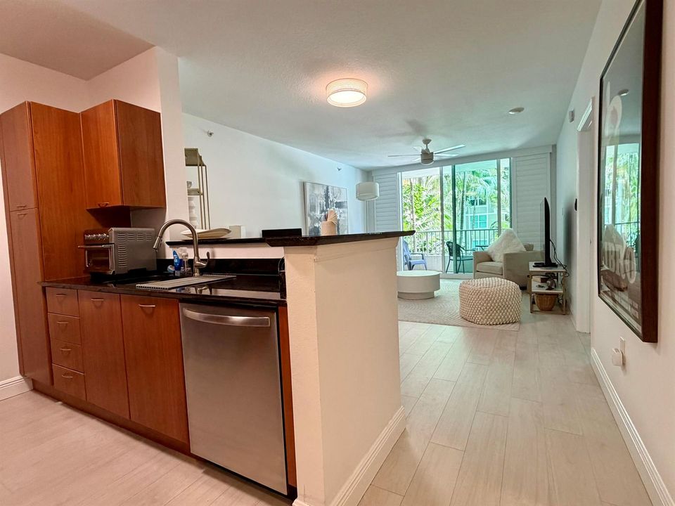 entry to kitchen