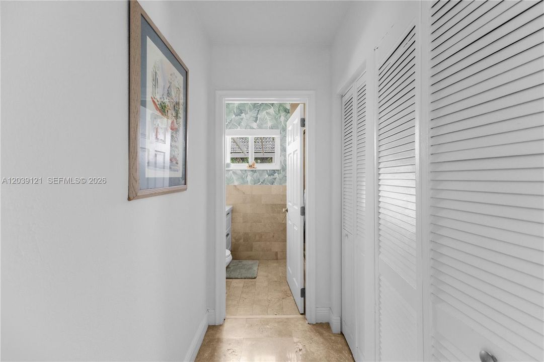Hallway to 2nd Bathroom