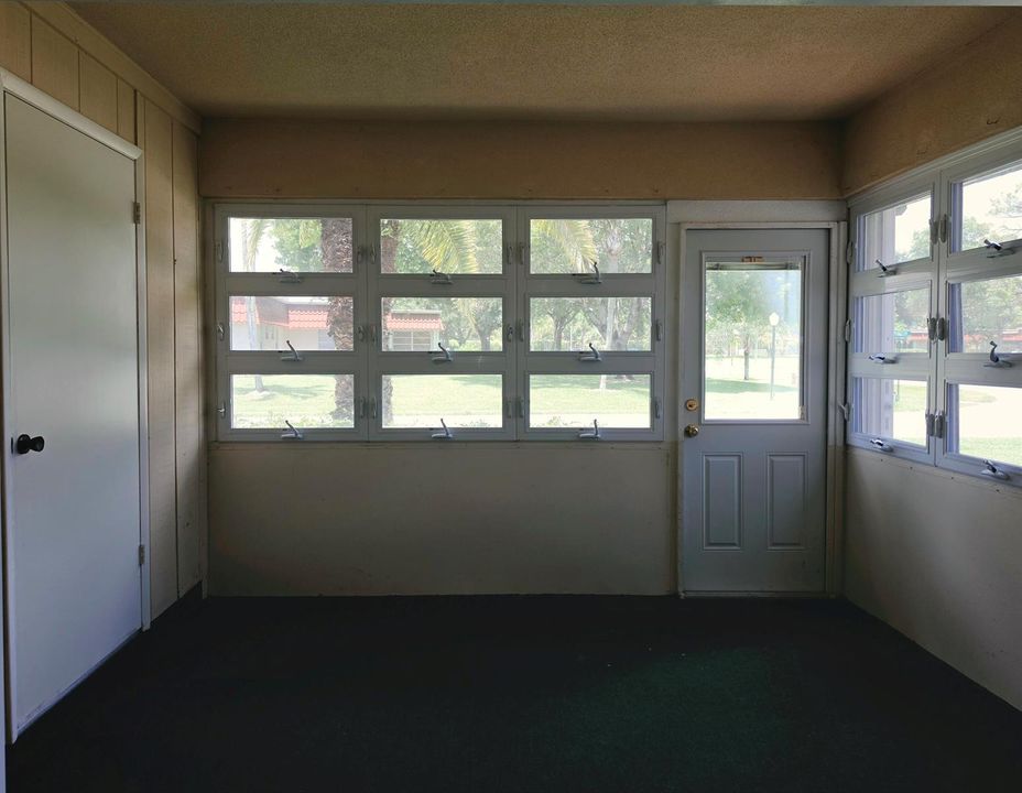 Enclosed Sun Room