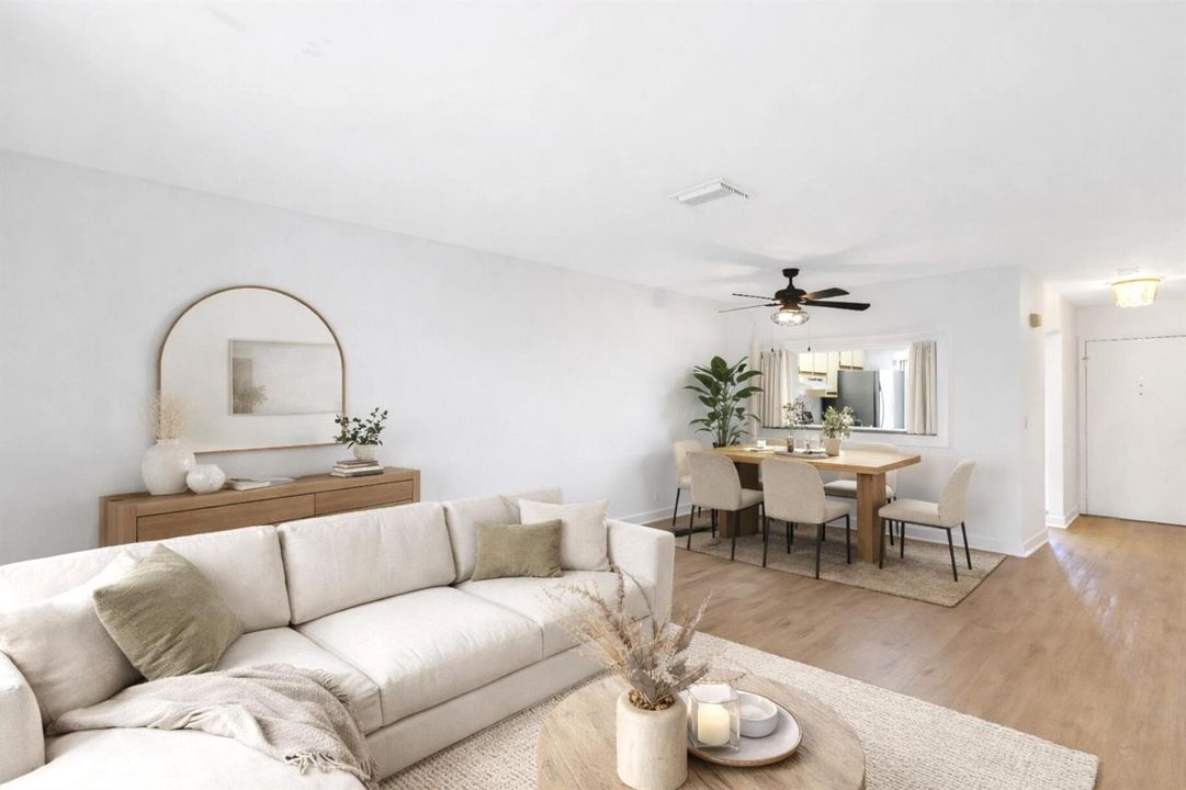 living room rendering
