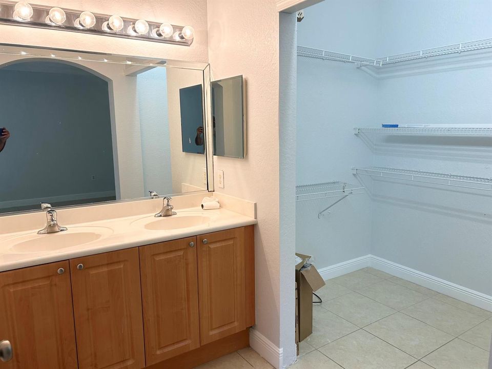 Bathroom master and closet