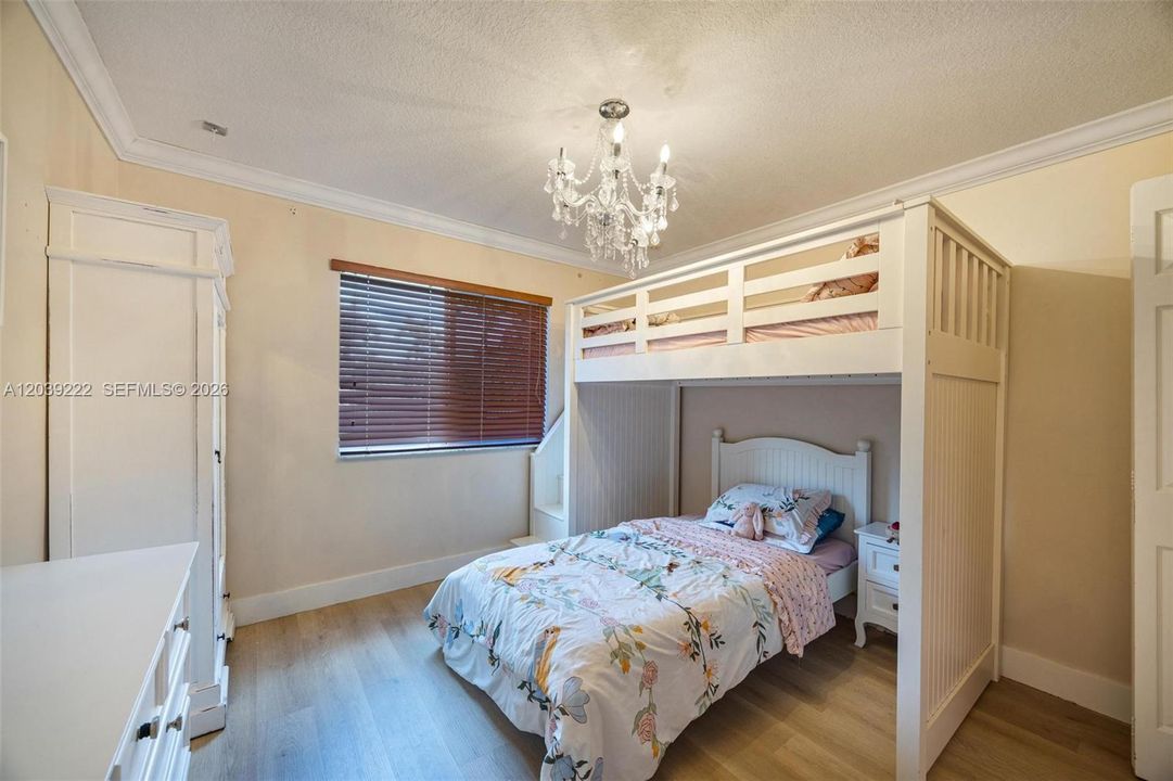 Secondary Bedroom at the back of the home.