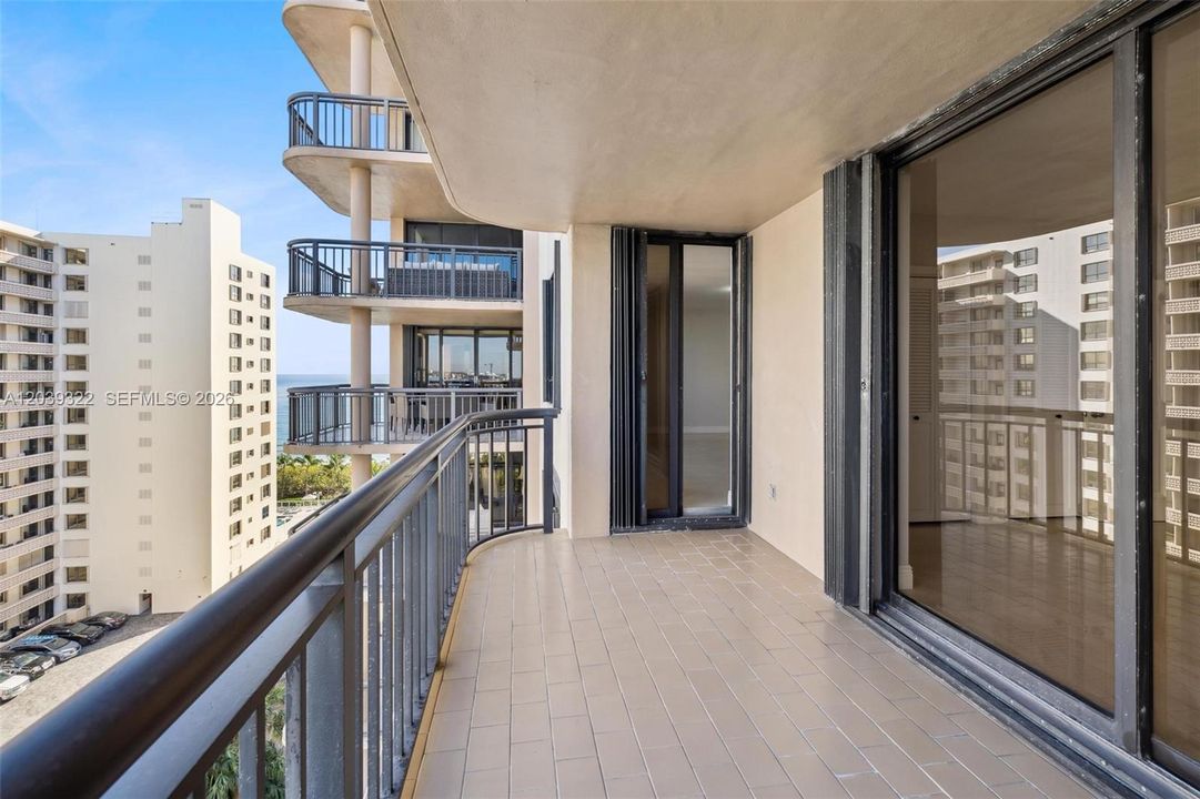 Second balcony - access from master and second bedrooms