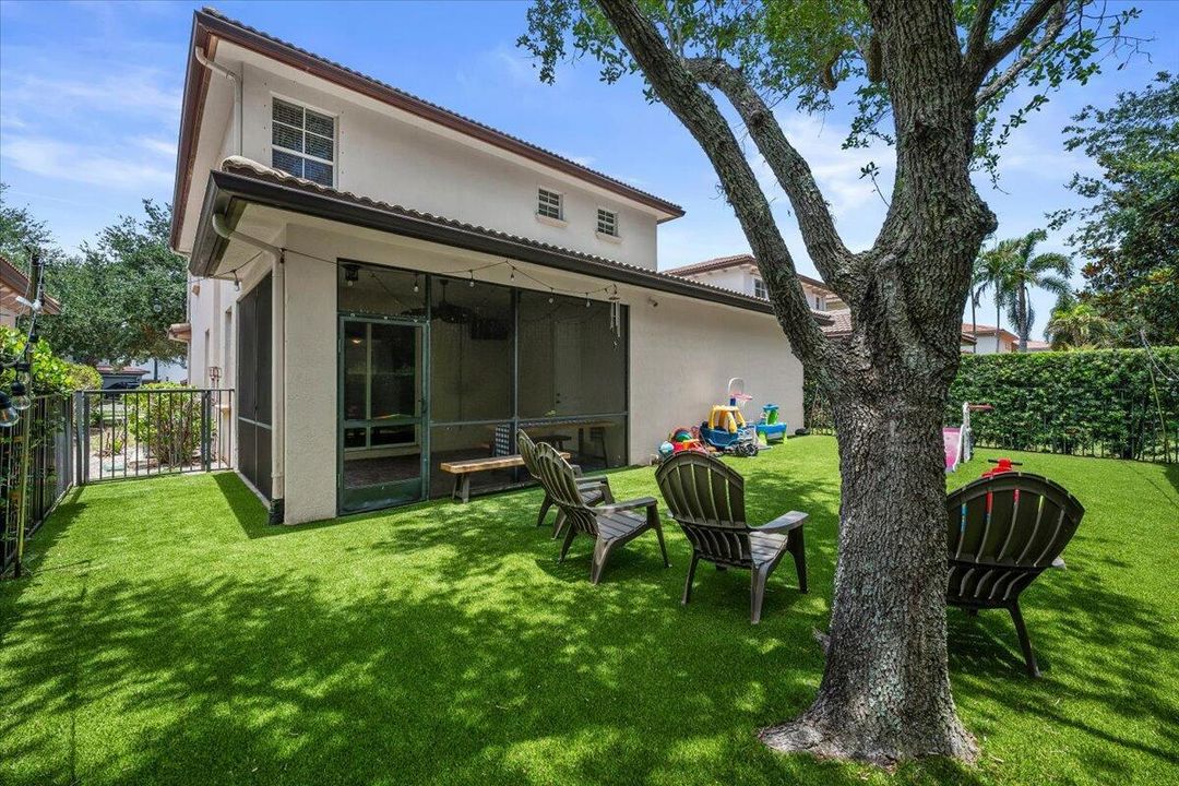 Fenced-In Backyard