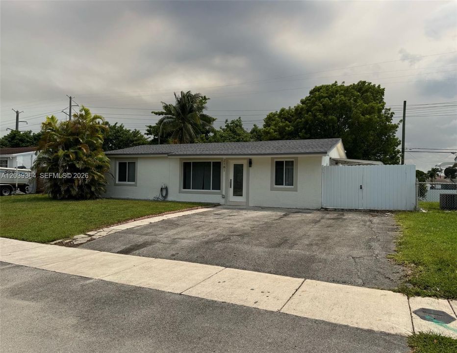 front of home