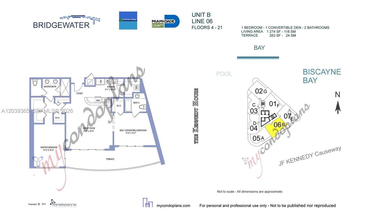 For Rent: $3,800 (2 beds, 2 baths, 1274 Square Feet)
