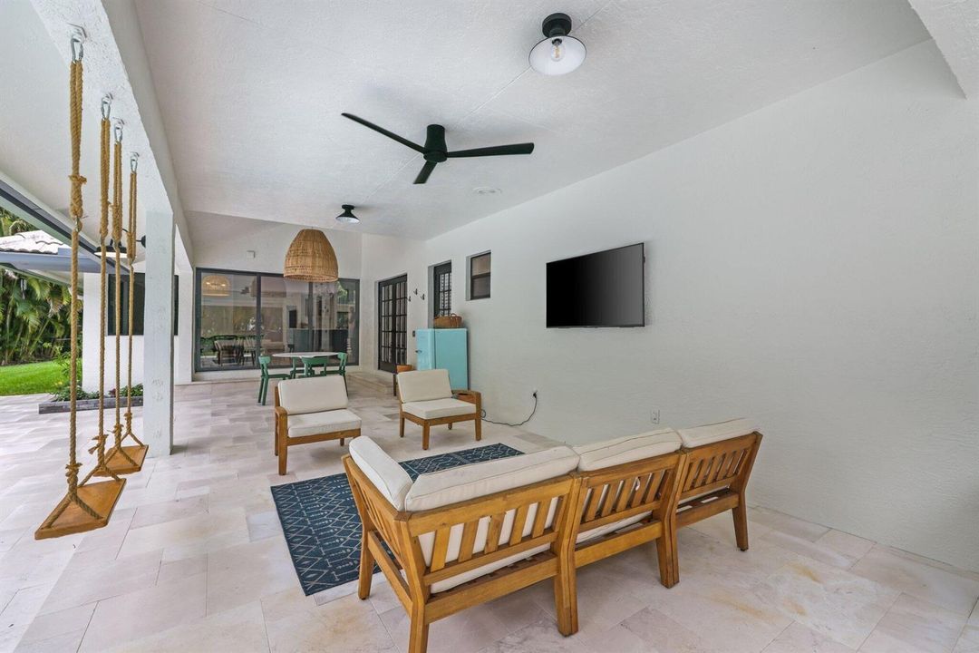 Covered patio