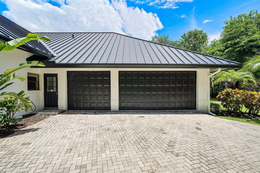 Three car garage