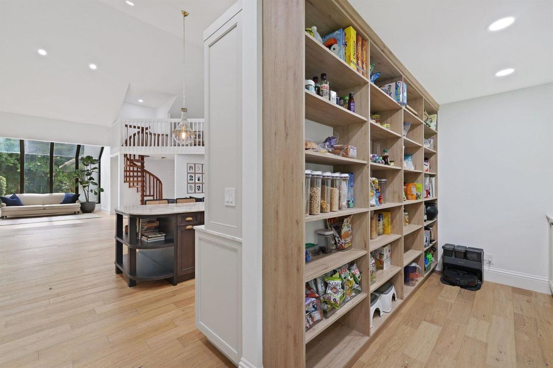 Kitchen and pantry area