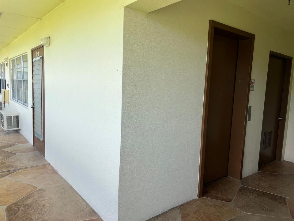 Front Door around Corner from Elevator I