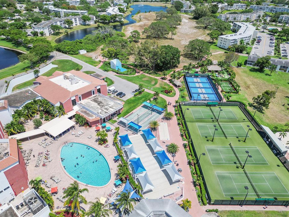 Aerial of amenities
