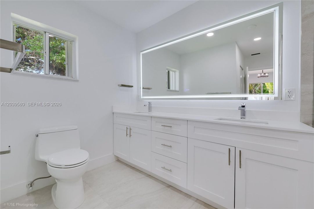 Primary Bath with Double Sink Vanity