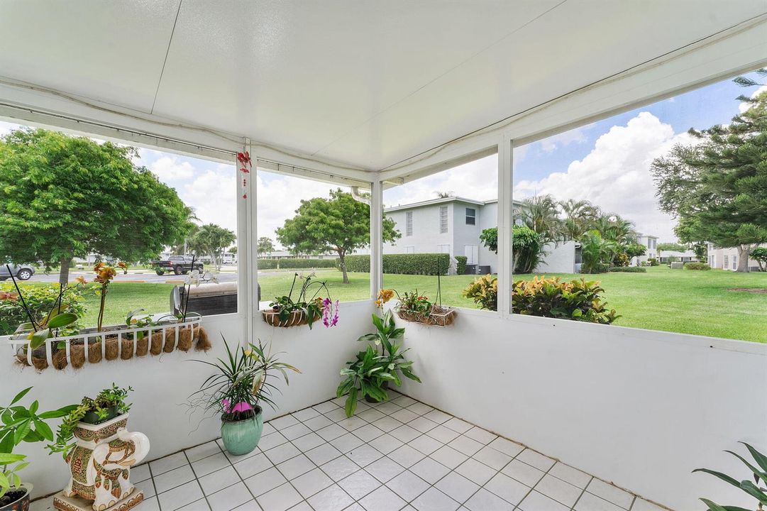 Enclosed Patio with View