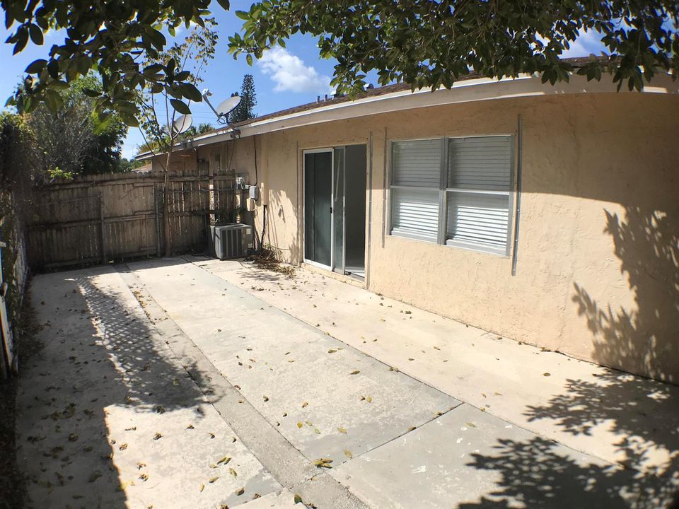 Rear Patio