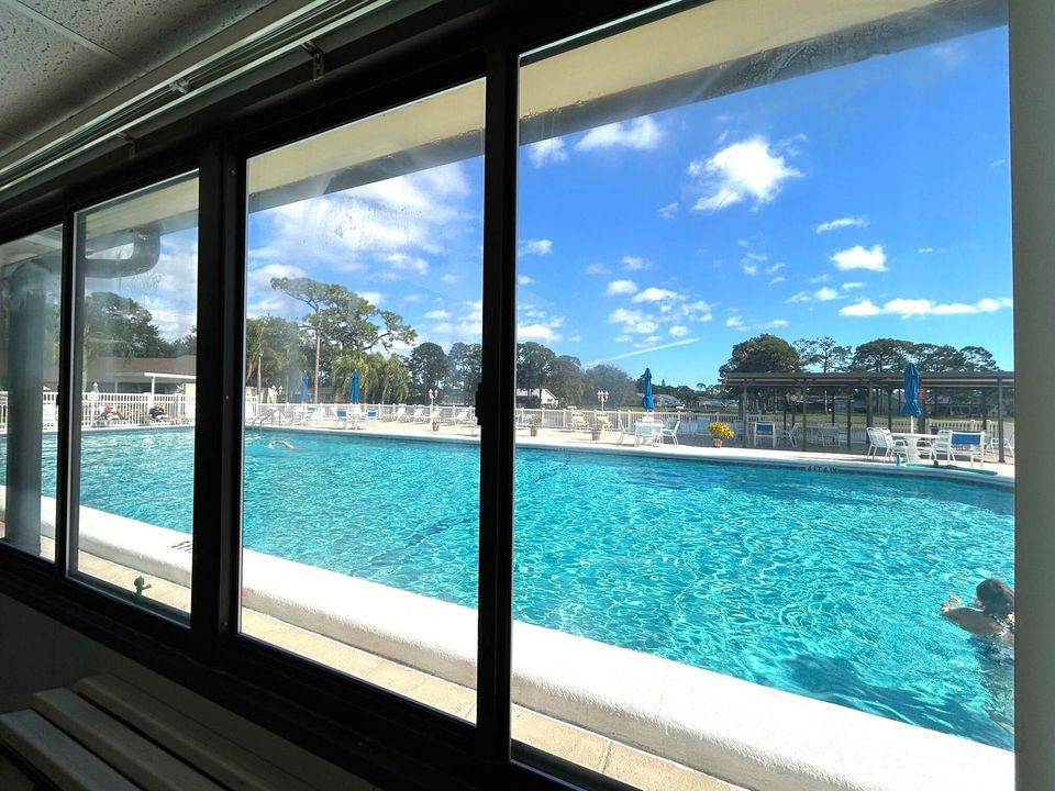 POOL VIEW FROM CLUBHOUSE