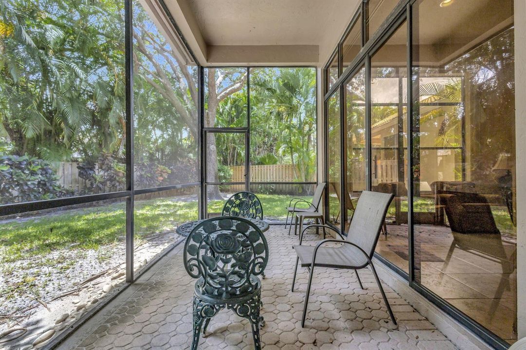 Covered & Screened Patio