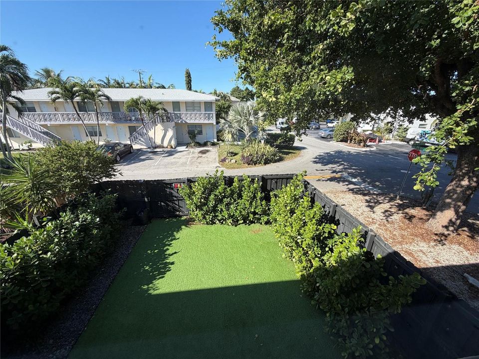 View from master bedroom.