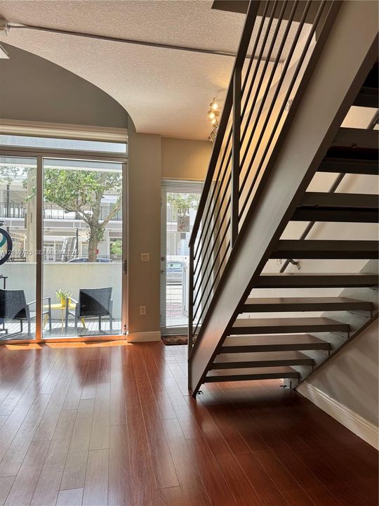 View from the kitchen to the street