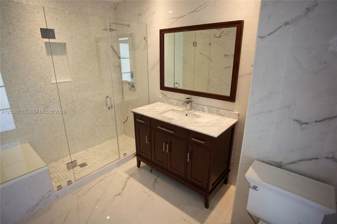 Master Bathroom with Cabana Door