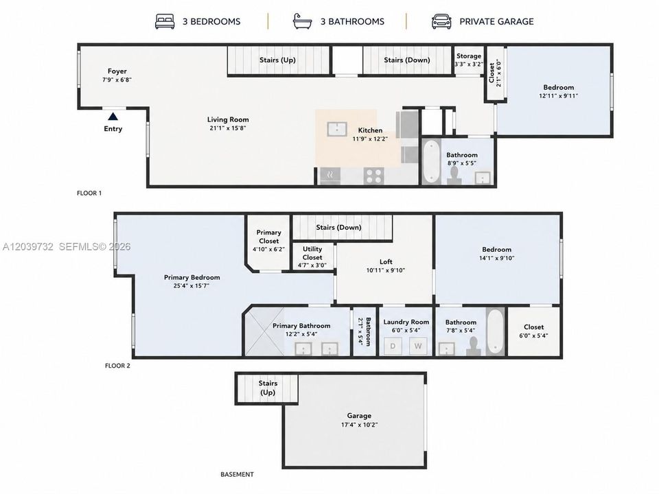 En Venta: $565,000 (3 camas, 3 baños, 1547 Pies cuadrados)