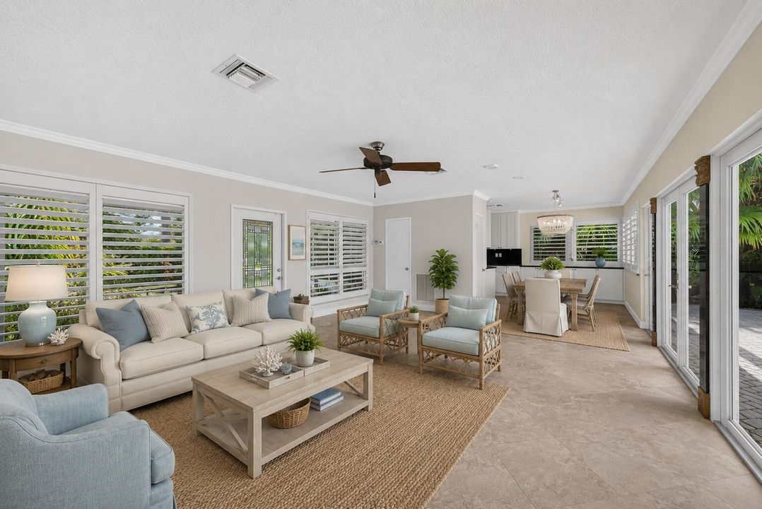 Staged Living and dining room