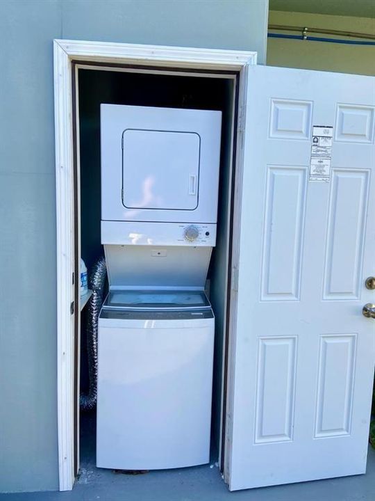 ADDITIONAL OUTSIDE WASHER AND DRYER