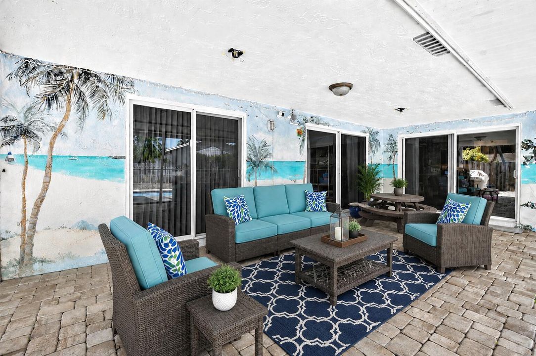 patio staged