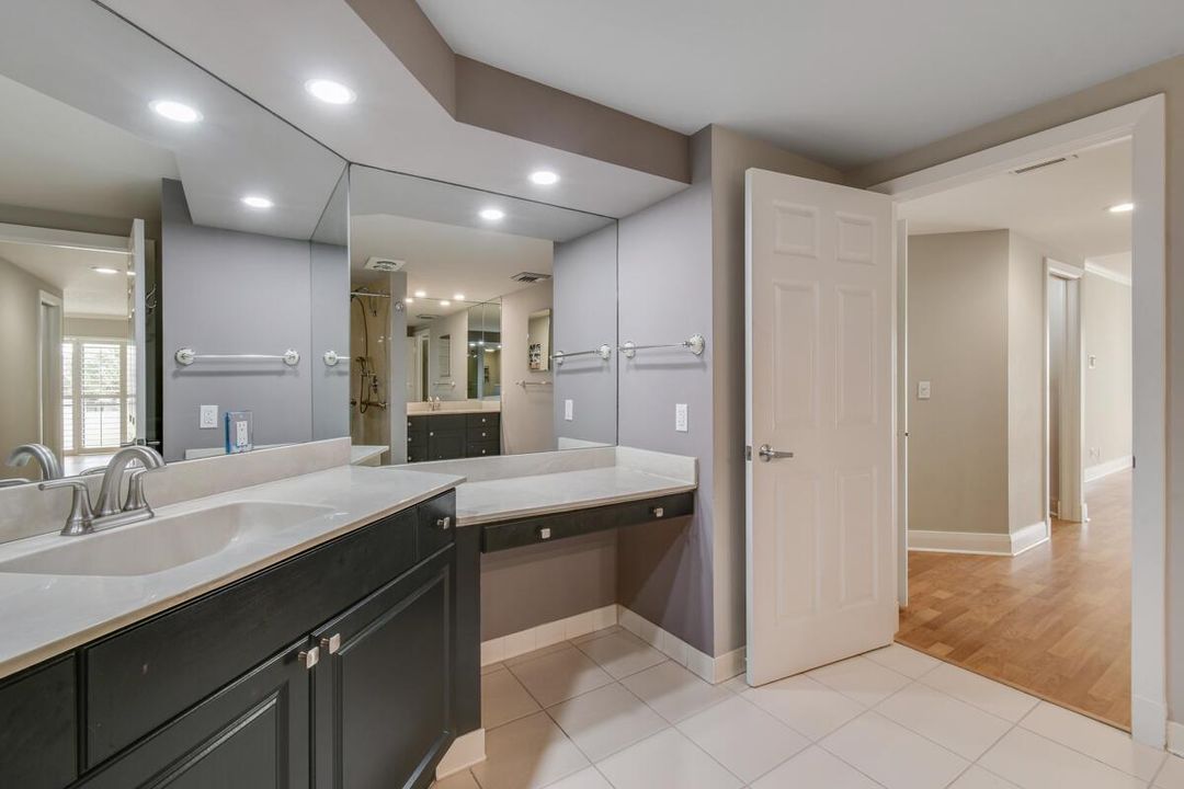 Master Bath Vanity to Bedroom