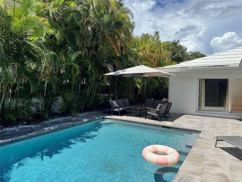 Large swimming pool