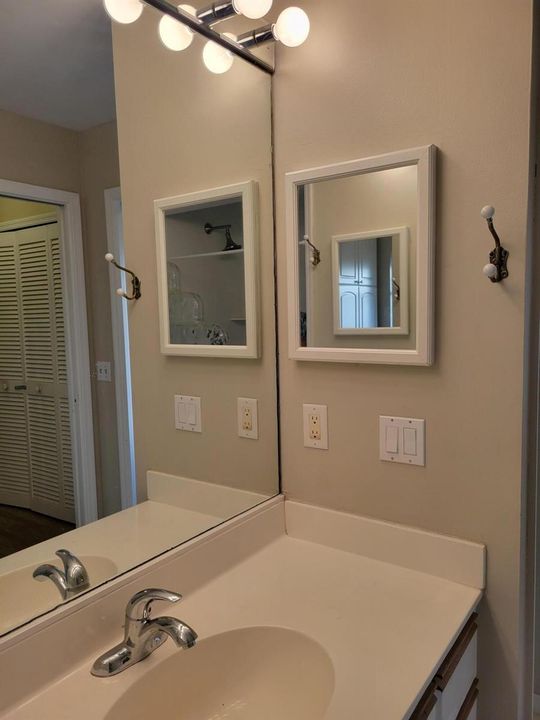 Master Vanity has dual sinks