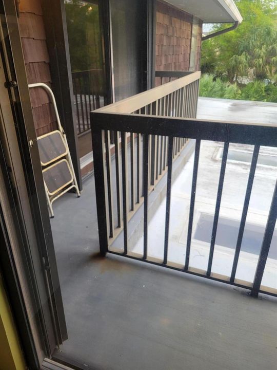 Balconies outside