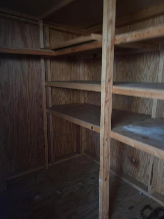 Looking Left in shed