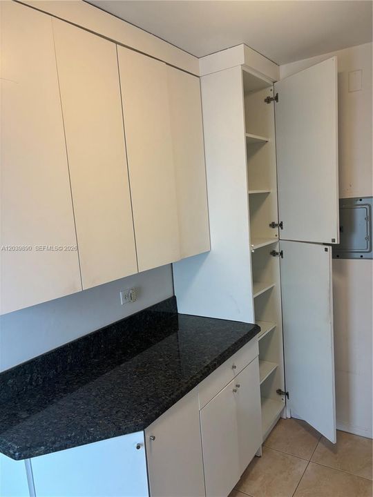 Right off Dining area and back door entry.