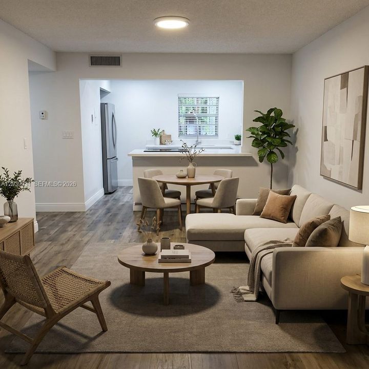 В аренду: $1,900 (1 спален, 1 ванн, 715 Квадратных фут)