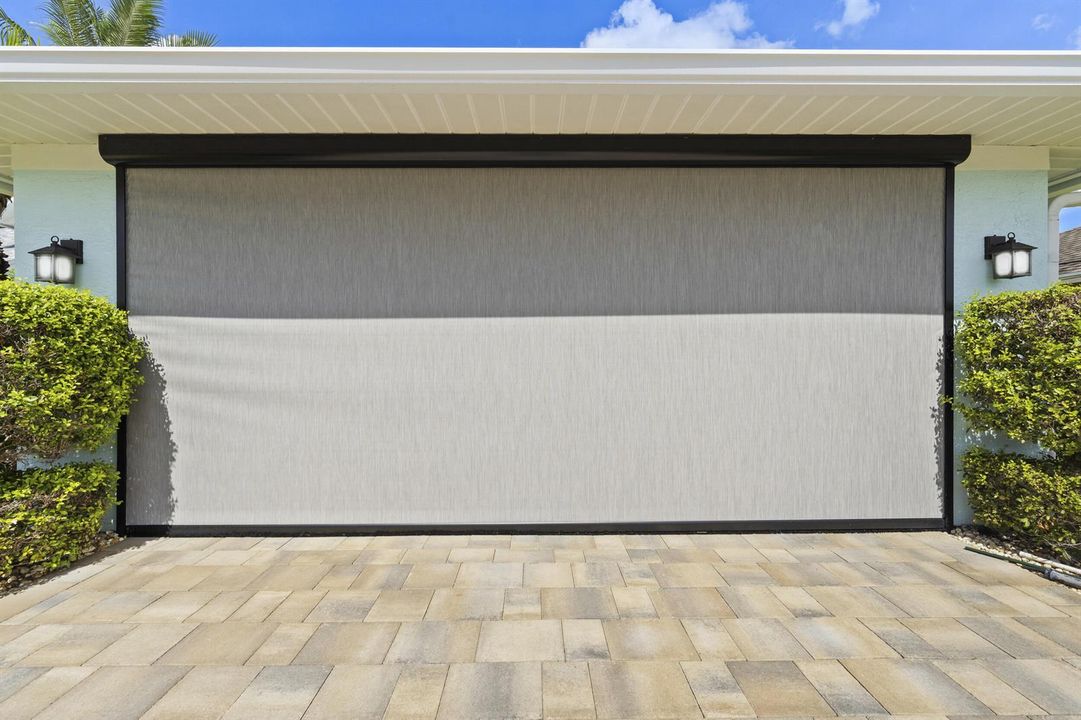 Motorized Screen Garage Door