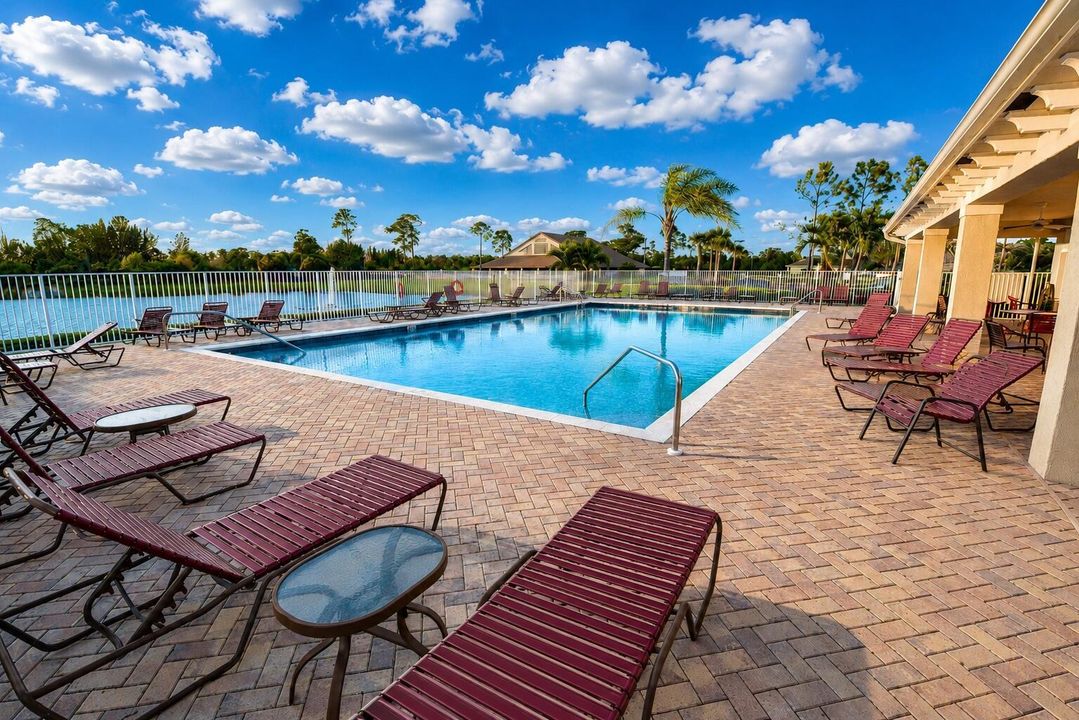 Community Pool by lake