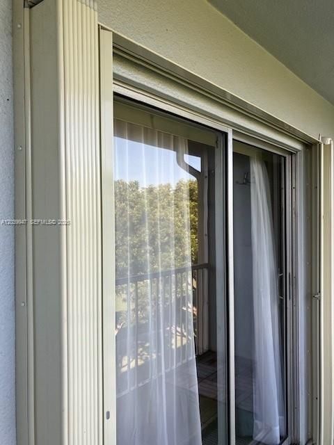 Shutters in Balcony