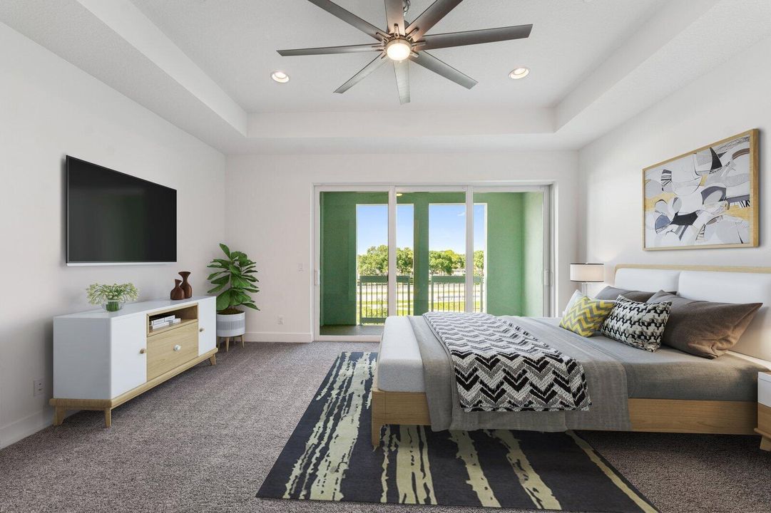 Primary Bedroom w/Balcony