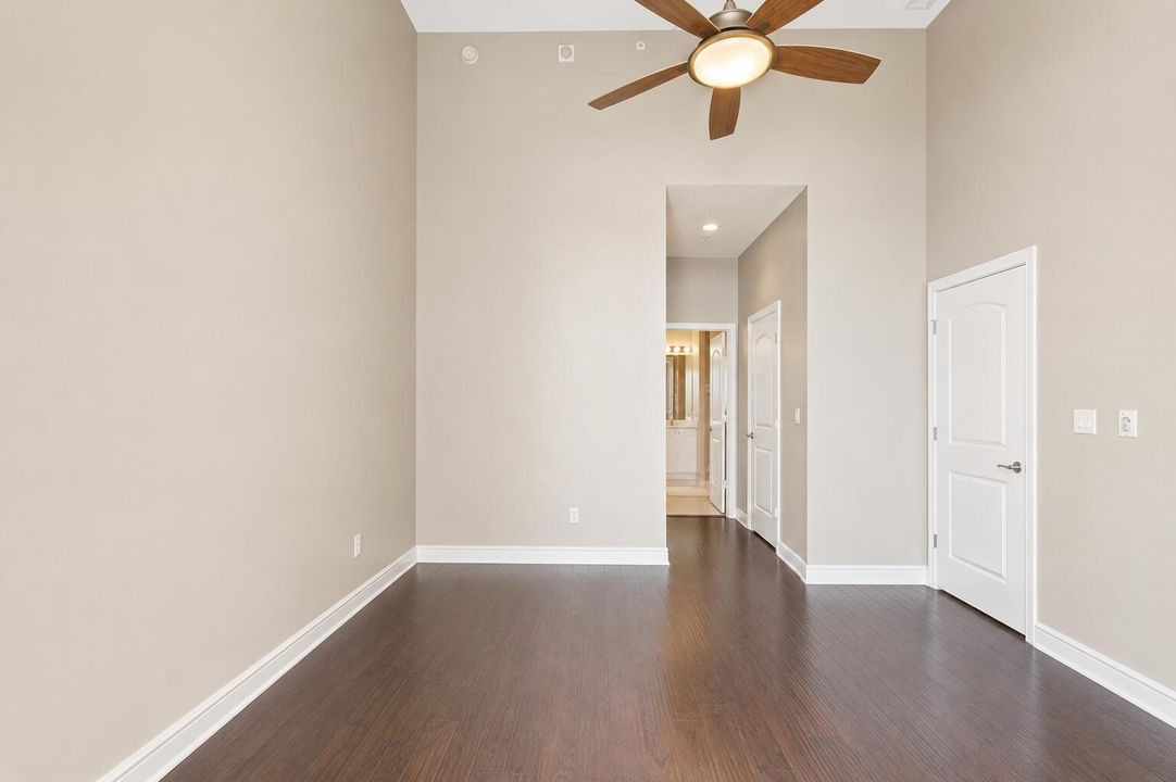 master bedroom and full bath