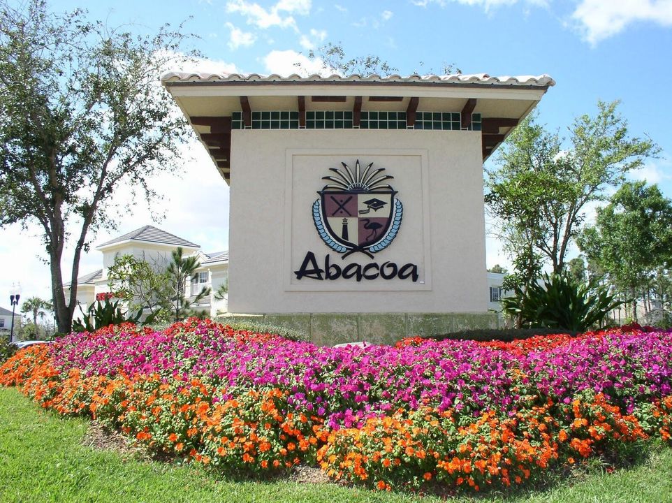 Abacoa sign