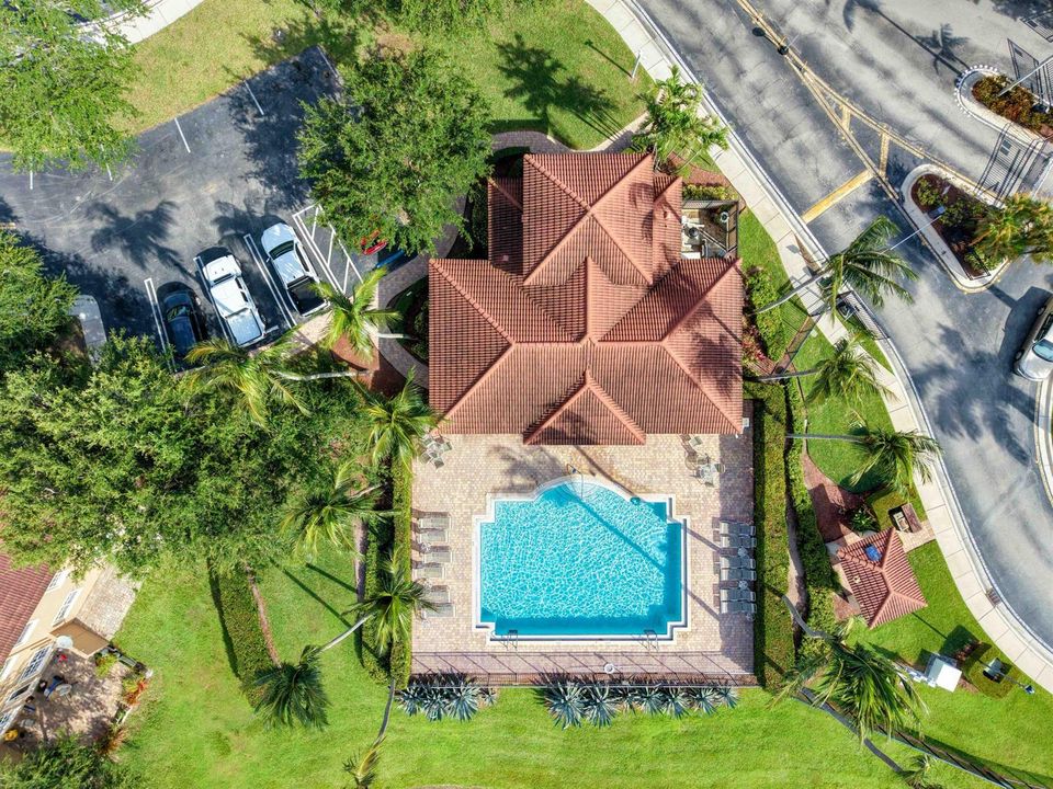 Community Pool Above