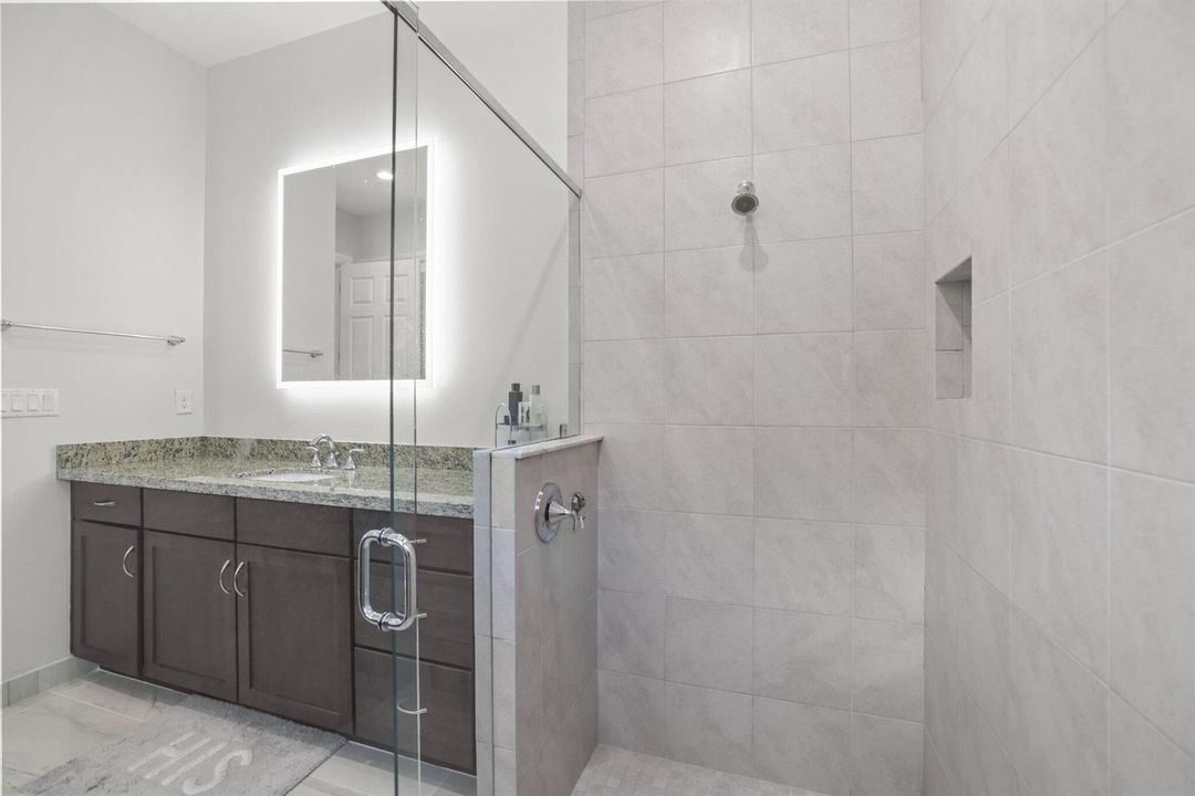 Spa Shower in Primary Bathroom