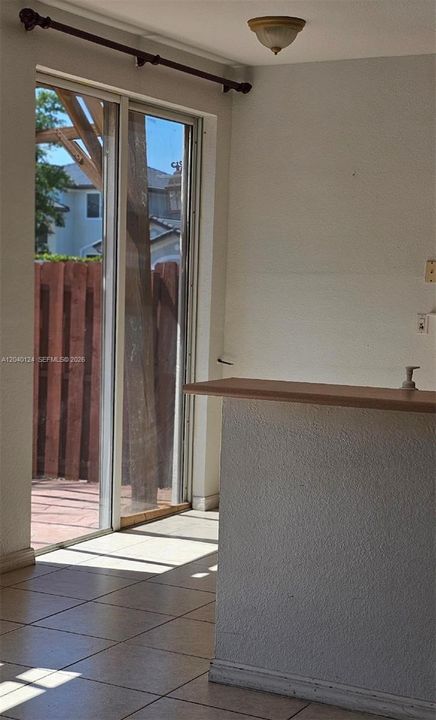 VIEW FROM KITCHEN